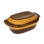 Keramický pekáč veľký hnedý 