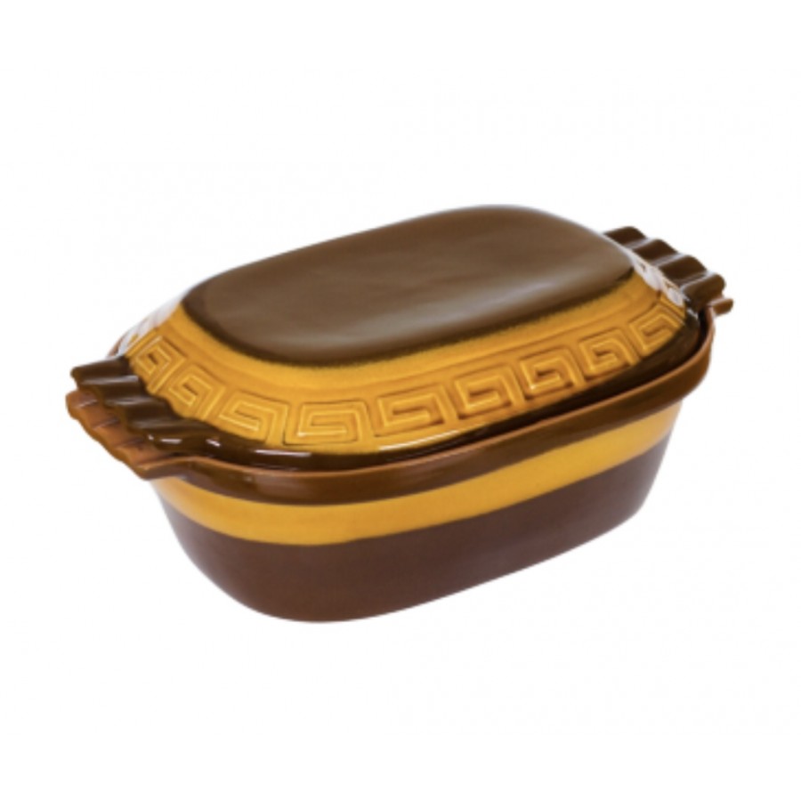 Keramický pekáč veľký hnedý 